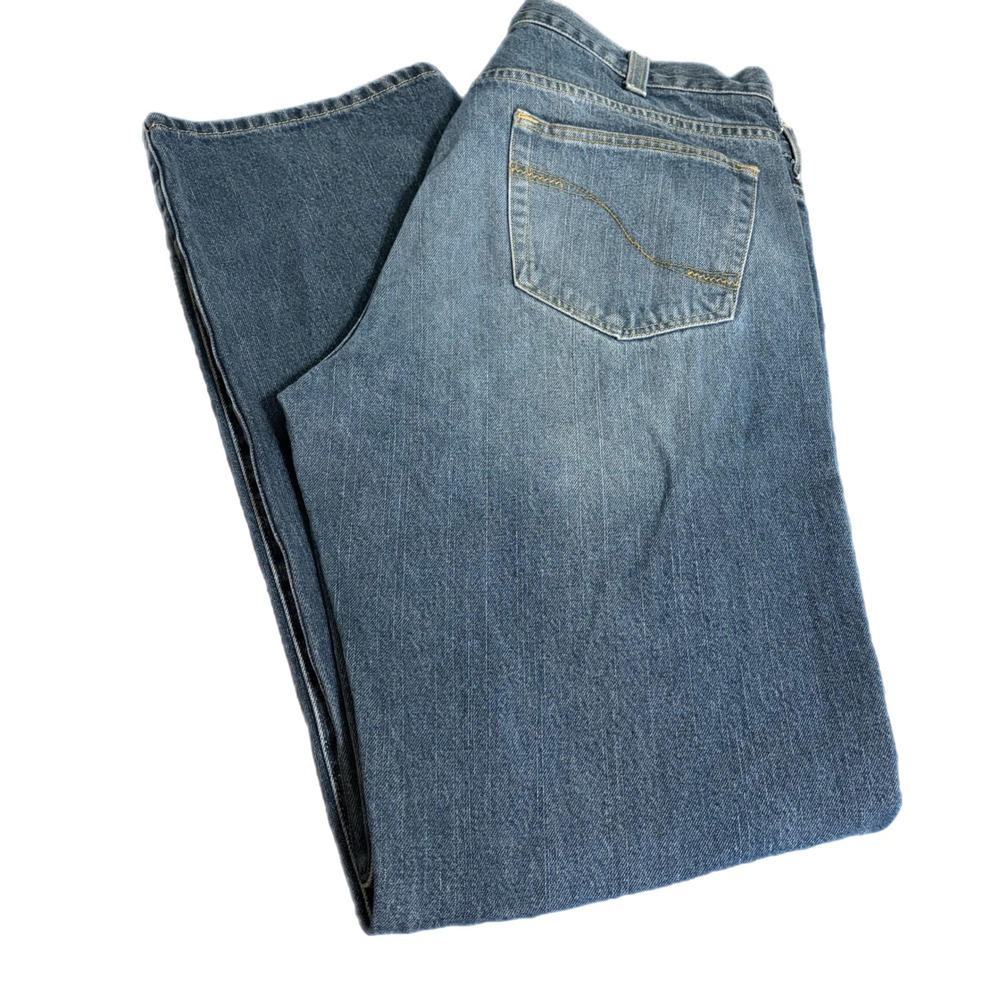 DKNY‎ Jeans Type C Performance Denim Mens 36x32 Blue Vintage Low Rise